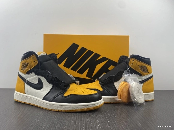 Cheap OG Jordan High Yellow Toe 1 555088-711 Air 0717
